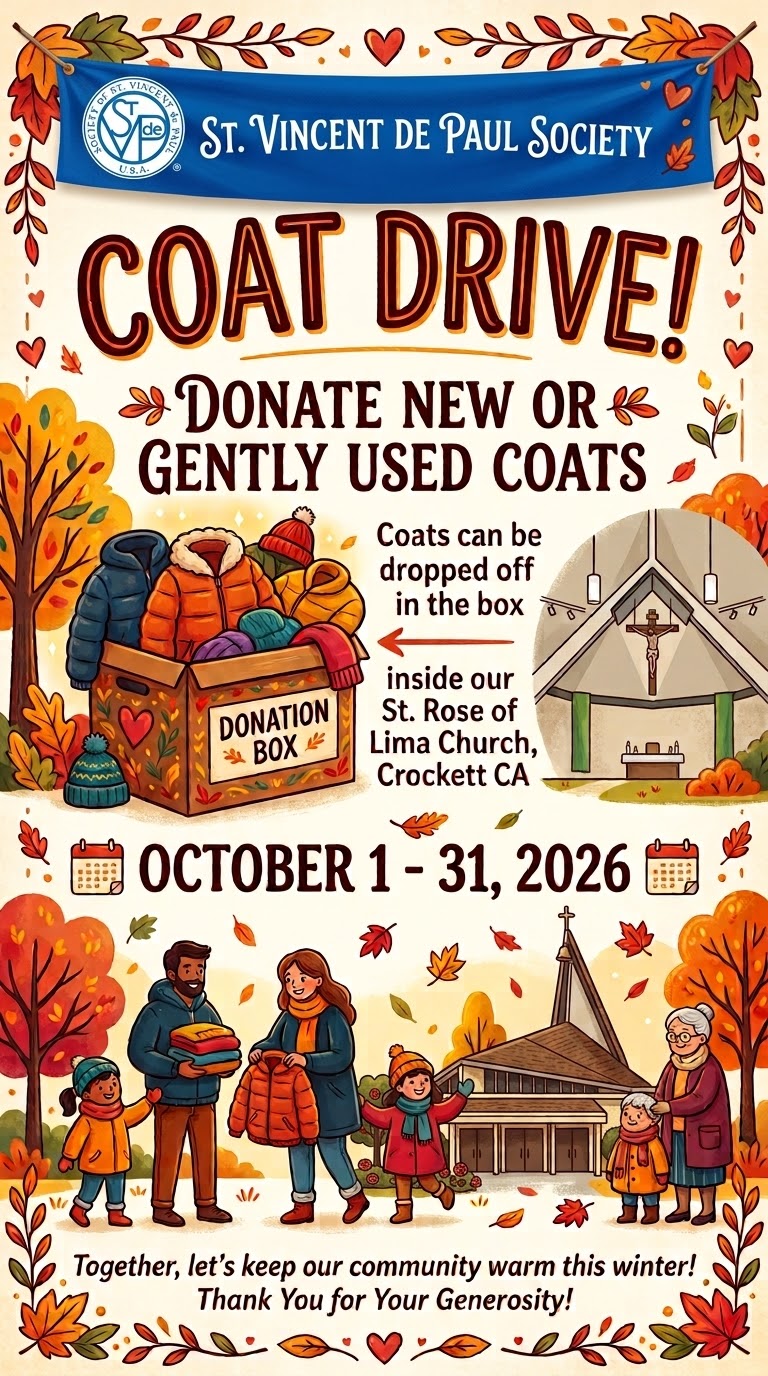 St. Rose Coat Drive flyer